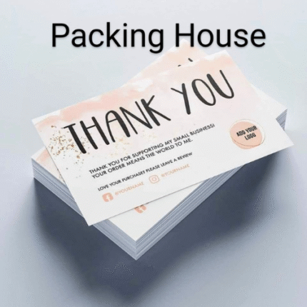 Customized Thank You Cards – 1 Side Print
